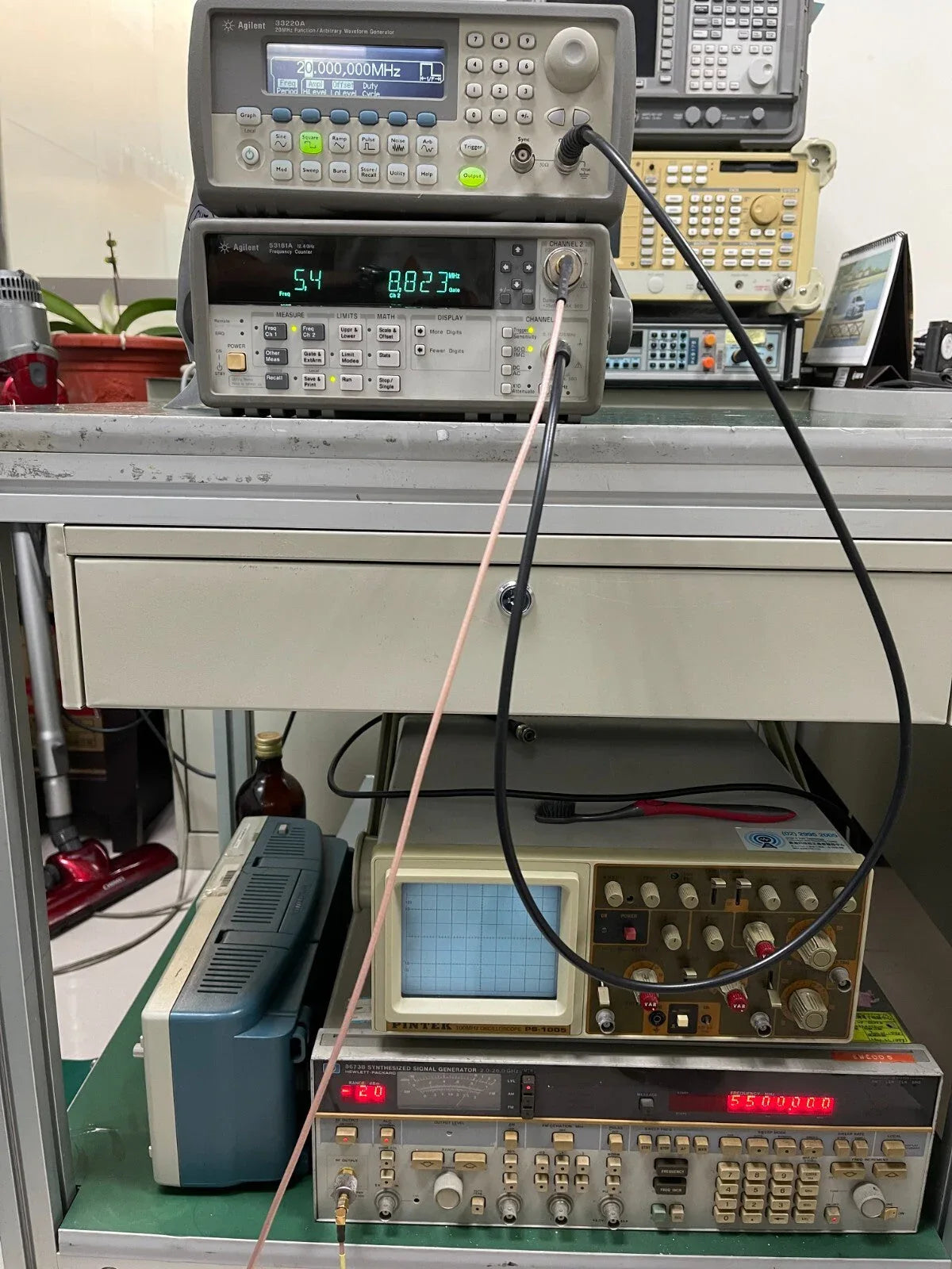 Agilent Keysight 53181A 12.4GHz Frequency Counter