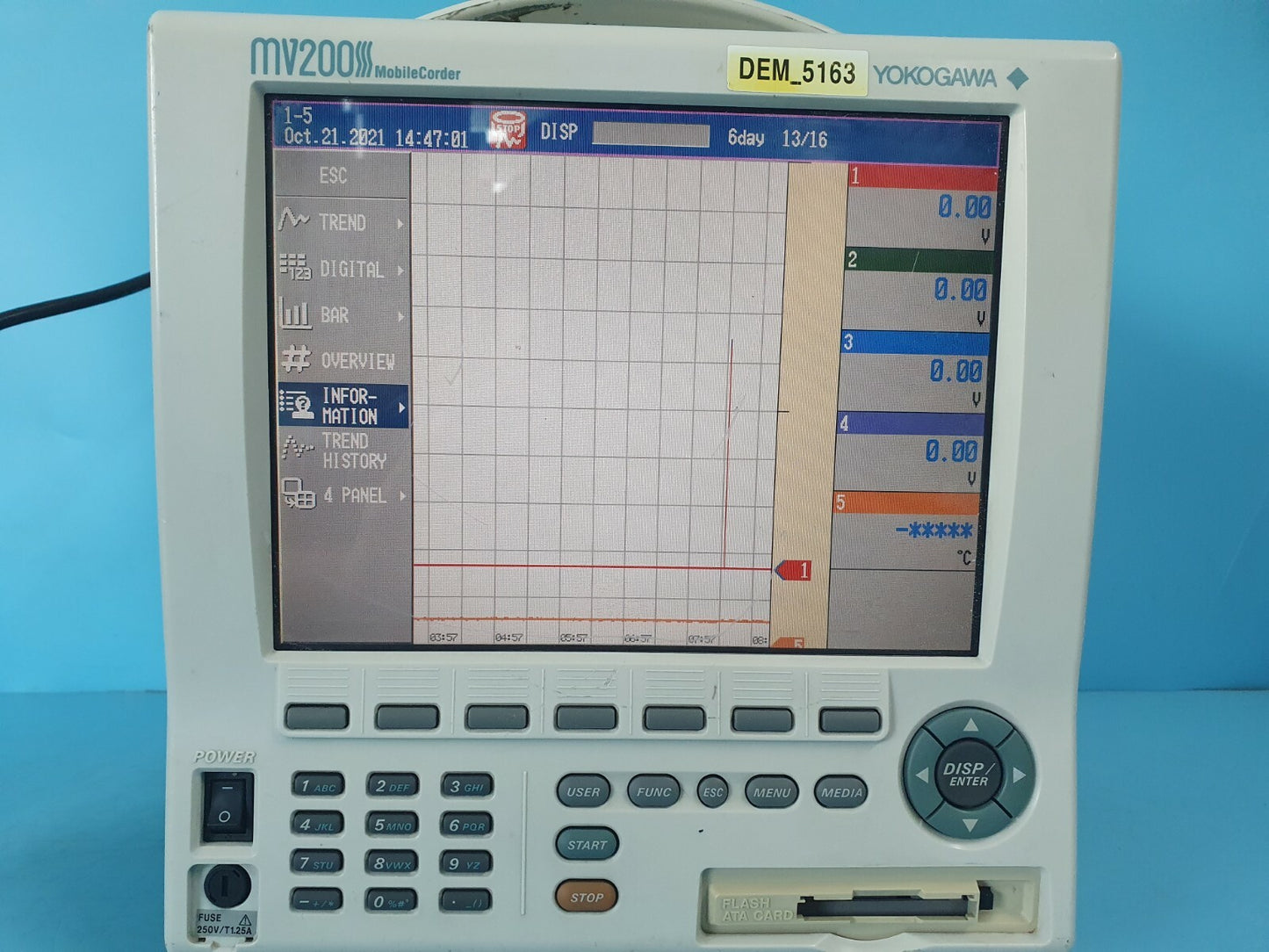 Yokogawa MV200 Portable Mobile Corder