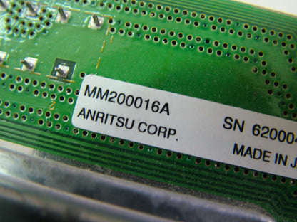 Anritsu A07 A08 Local Board 322U14359 322U13804