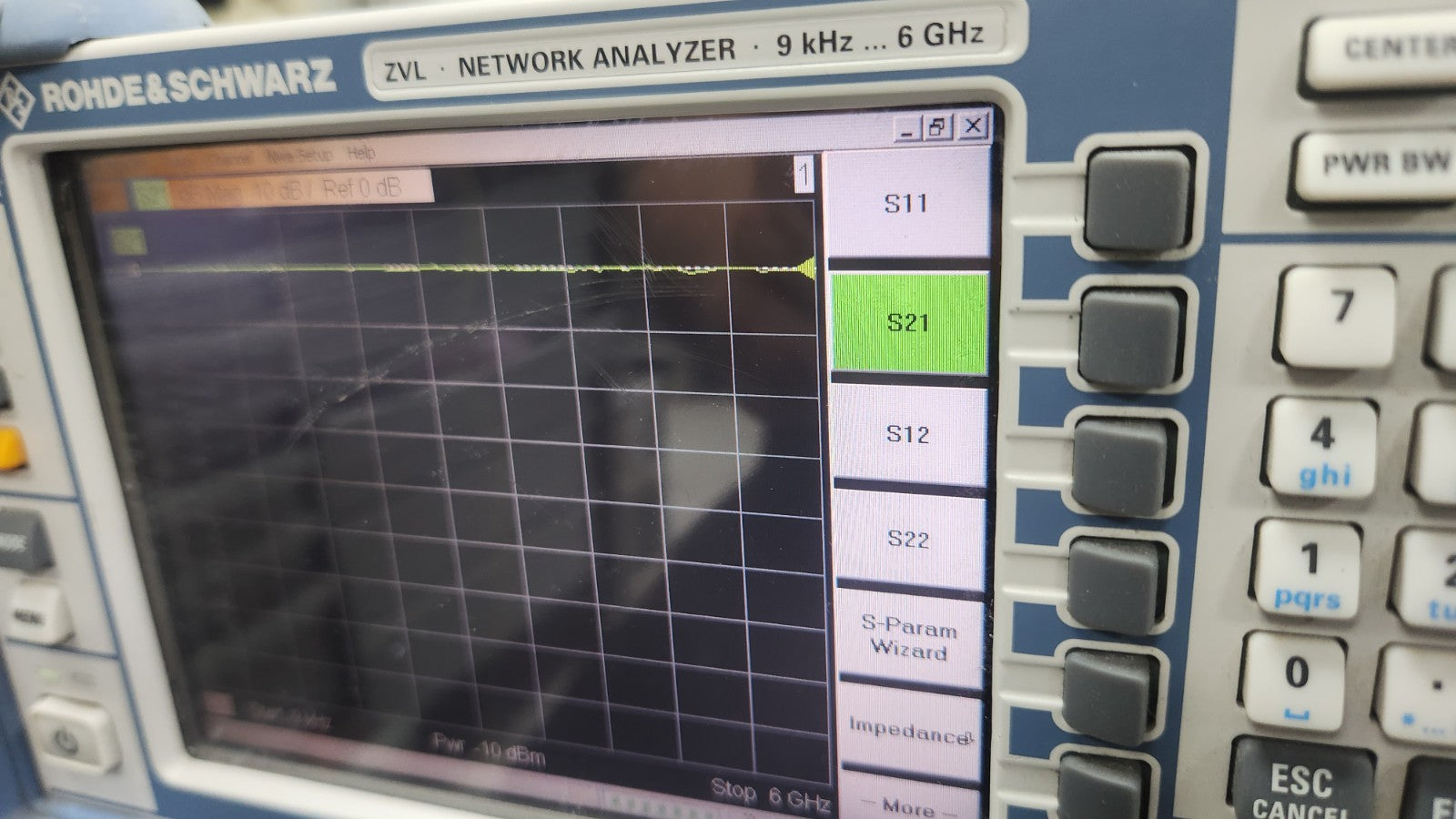 Rohde & Schwarz ZVL6 Vector Network Analyzer 9kHz-6GHz