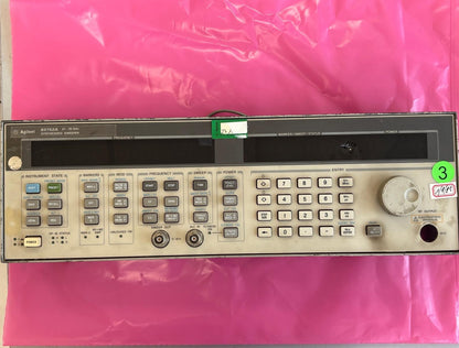 Agilent 83752A Front Panel Display