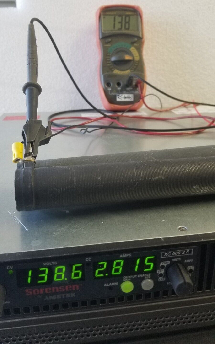 High Voltage Lab Power Supply 600V 2.8A Ametek XG600