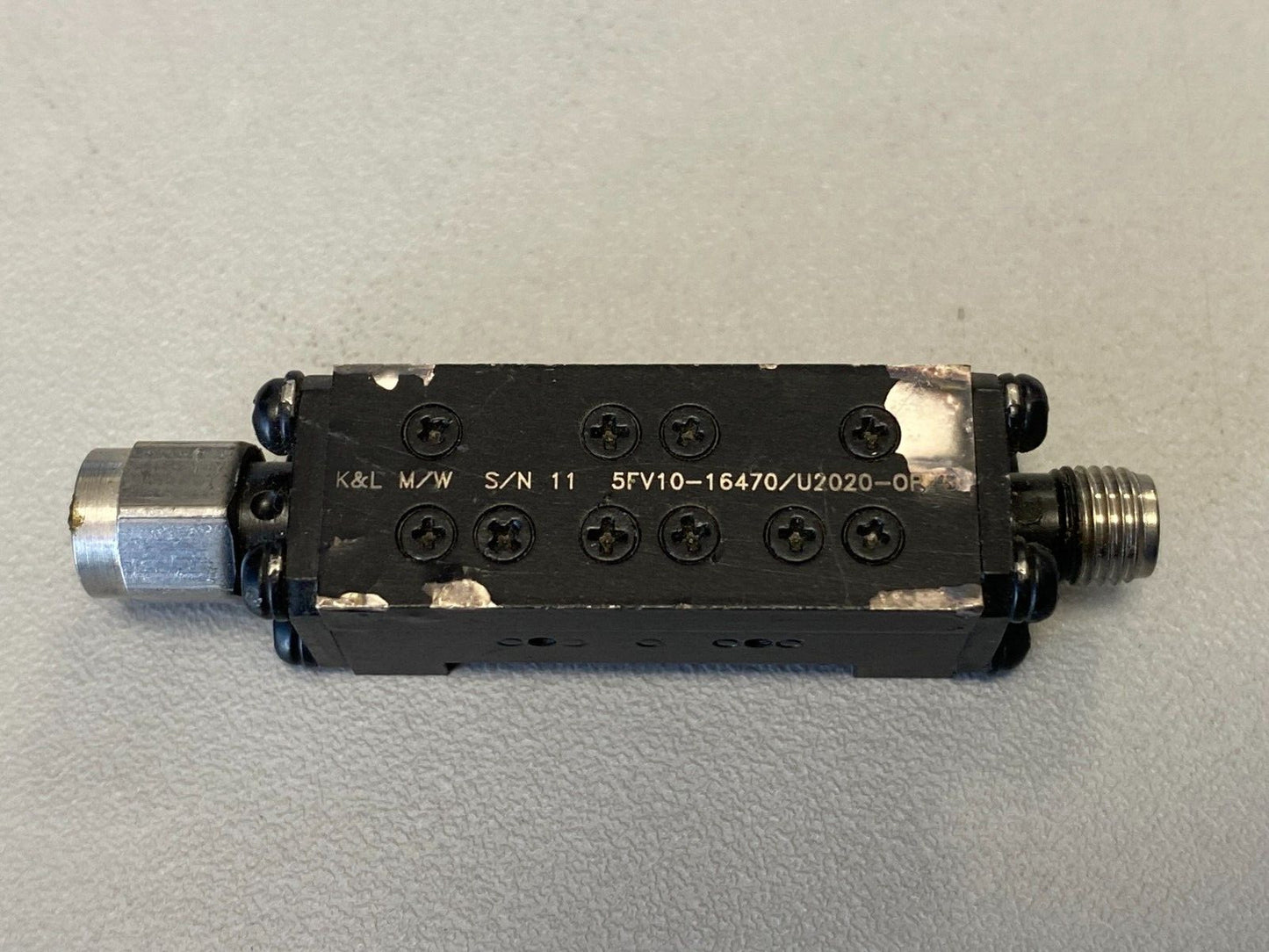 K&L Band Pass Filter 16.4 GHz 2.6 GHz BW