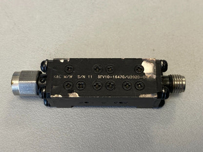 K&L Band Pass Filter 16.4 GHz 2.6 GHz BW