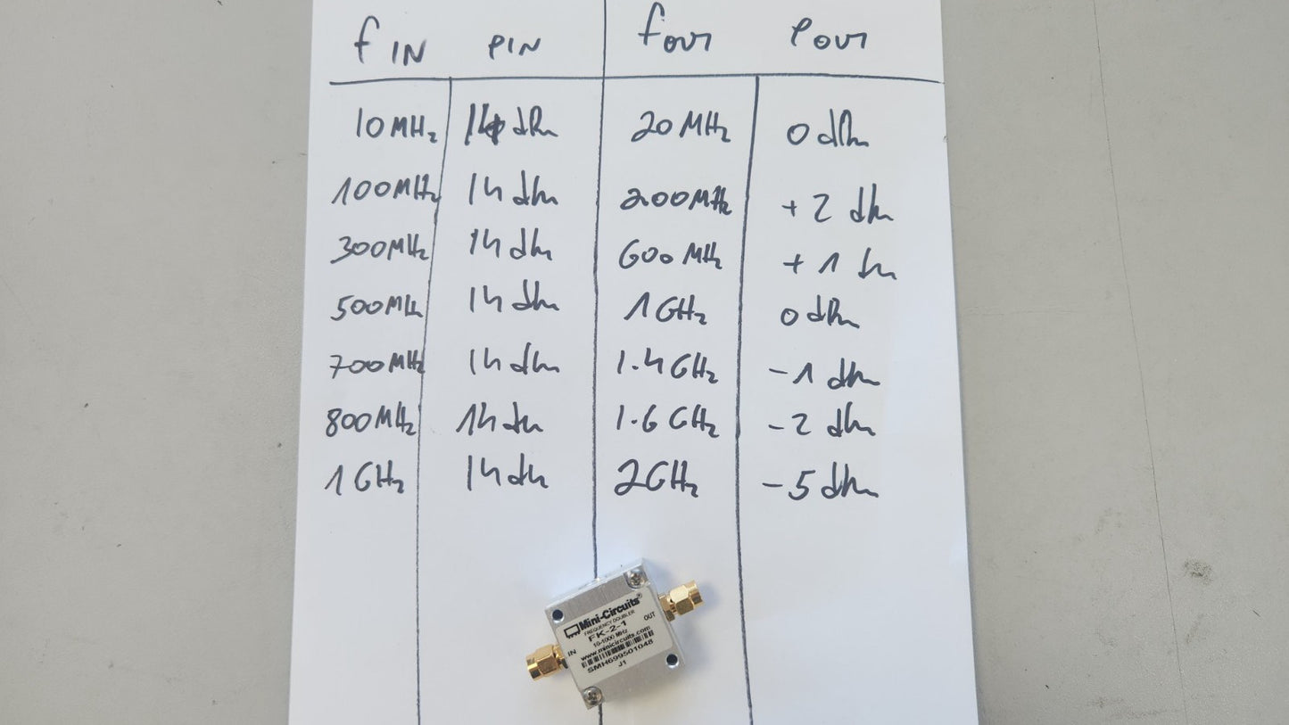 Mini-Circuits FK-2-1 Frequency Doubler 20MHz-2GHz