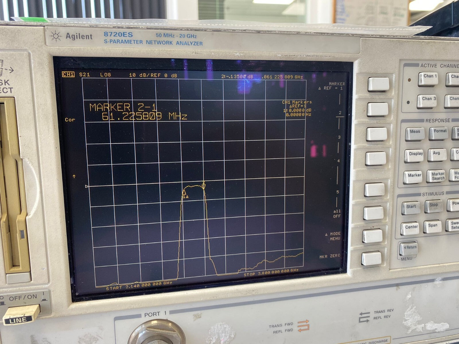 Band Pass Filter 2.4GHz BW 61MHz Loss 2dB SRP2437K8N50SC