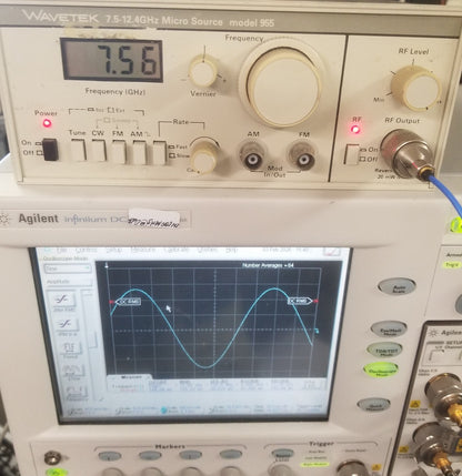 Wavetek 955 RF Signal Source 7.5-12.4 GHz