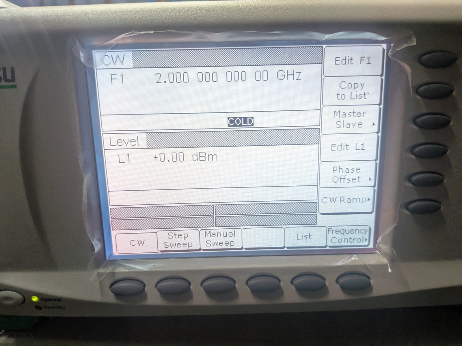 Anritsu MG3694C Signal Generator 2-40GHz High Power Low Phase Noise