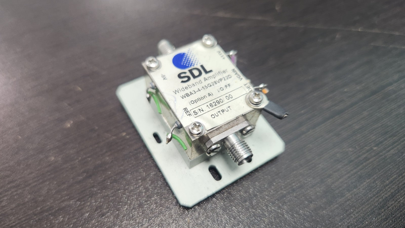 SDL WBA3-4-15G28VP22D Wideband Amplifier 22dB