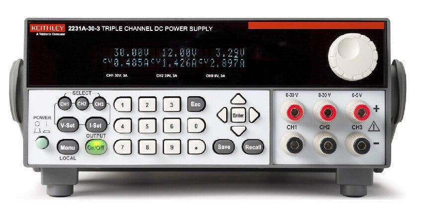 New Keithley 2231A-30-3 DC Power Supply