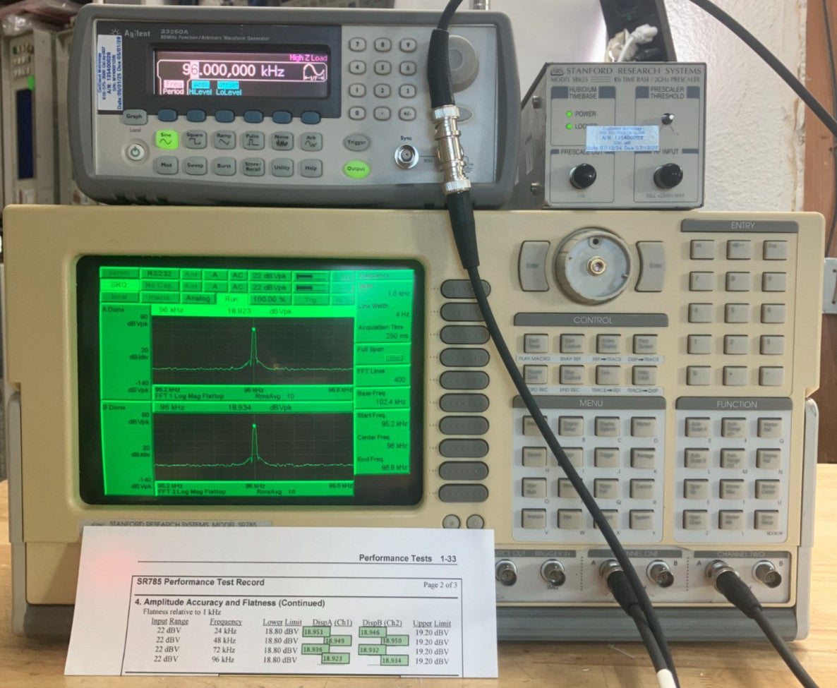 Stanford Research SR785 Dynamic Signal Analyzer