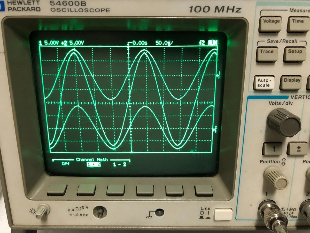HP Agilent 54600B 100MHz 2-Channel Oscilloscope