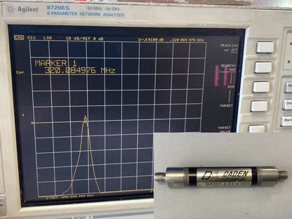 Band Pass Filter 320 MHz 20 MHz BW