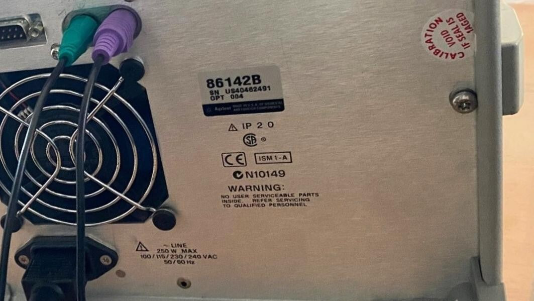Agilent Optical Spectrum Analyzer Repair & Calibration