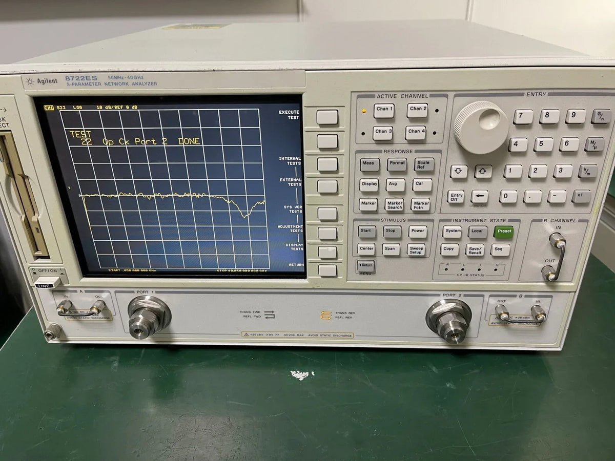 Agilent 8722ES 50MHz-40GHz Network Analyzer