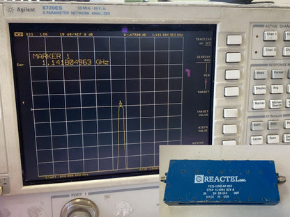 Band Pass Filter 1.1 GHz 55 MHz Bandwidth 0.4 dB Loss