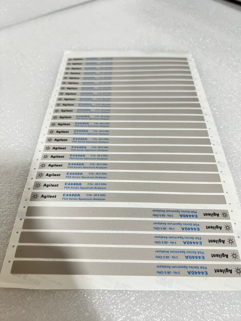 Agilent E4440A Spectrum Analyzer Label Strip