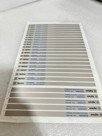 Agilent E4440A Spectrum Analyzer Label Strip
