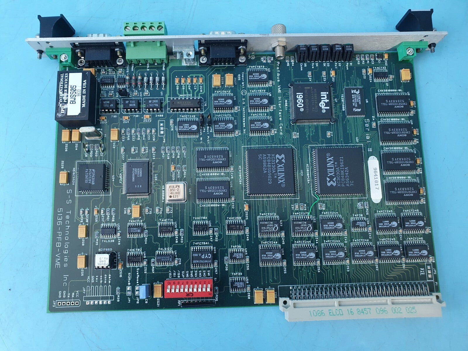 SST S-S Technologies 5136-PFB-VME Interface Board