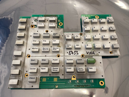 Agilent 08720-60267 VNA Keypad Board 8753E