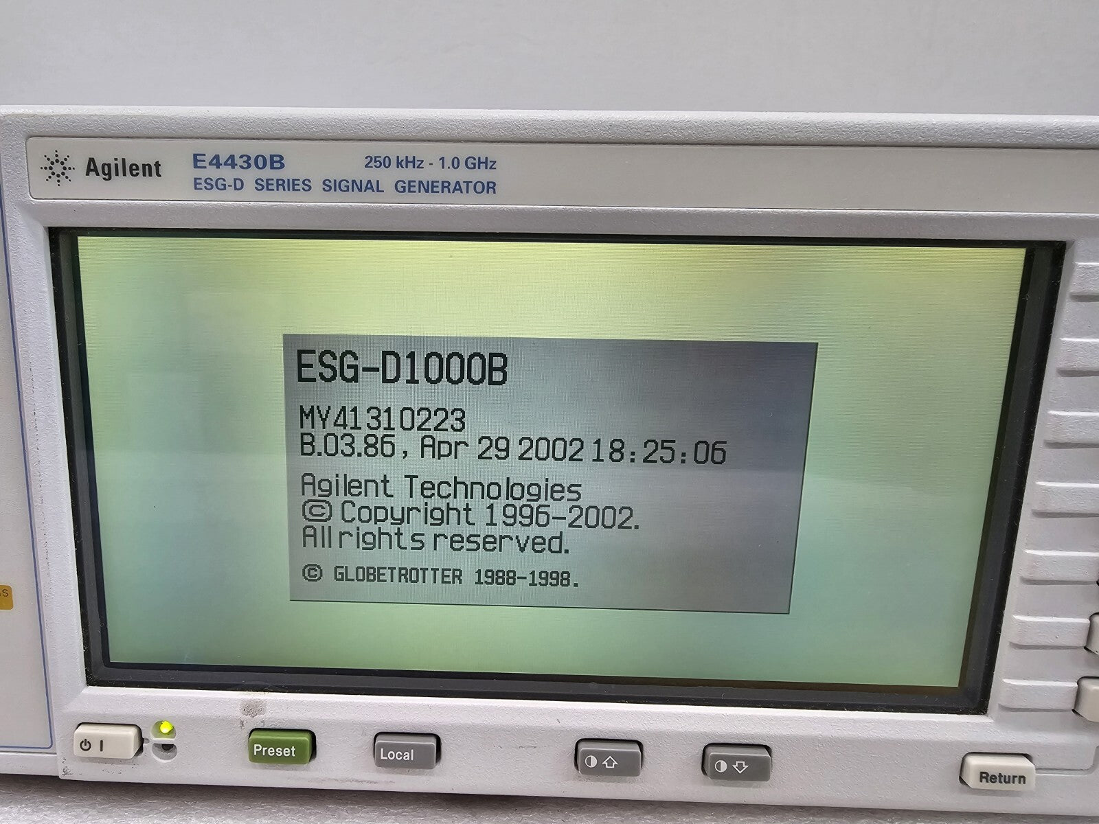 Agilent E4430B ESG-D Signal Generator 250kHz-1.0GHz