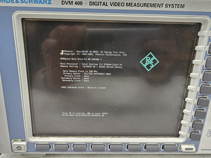 Rohde & Schwarz DVM 400 Digital Video Measurement System