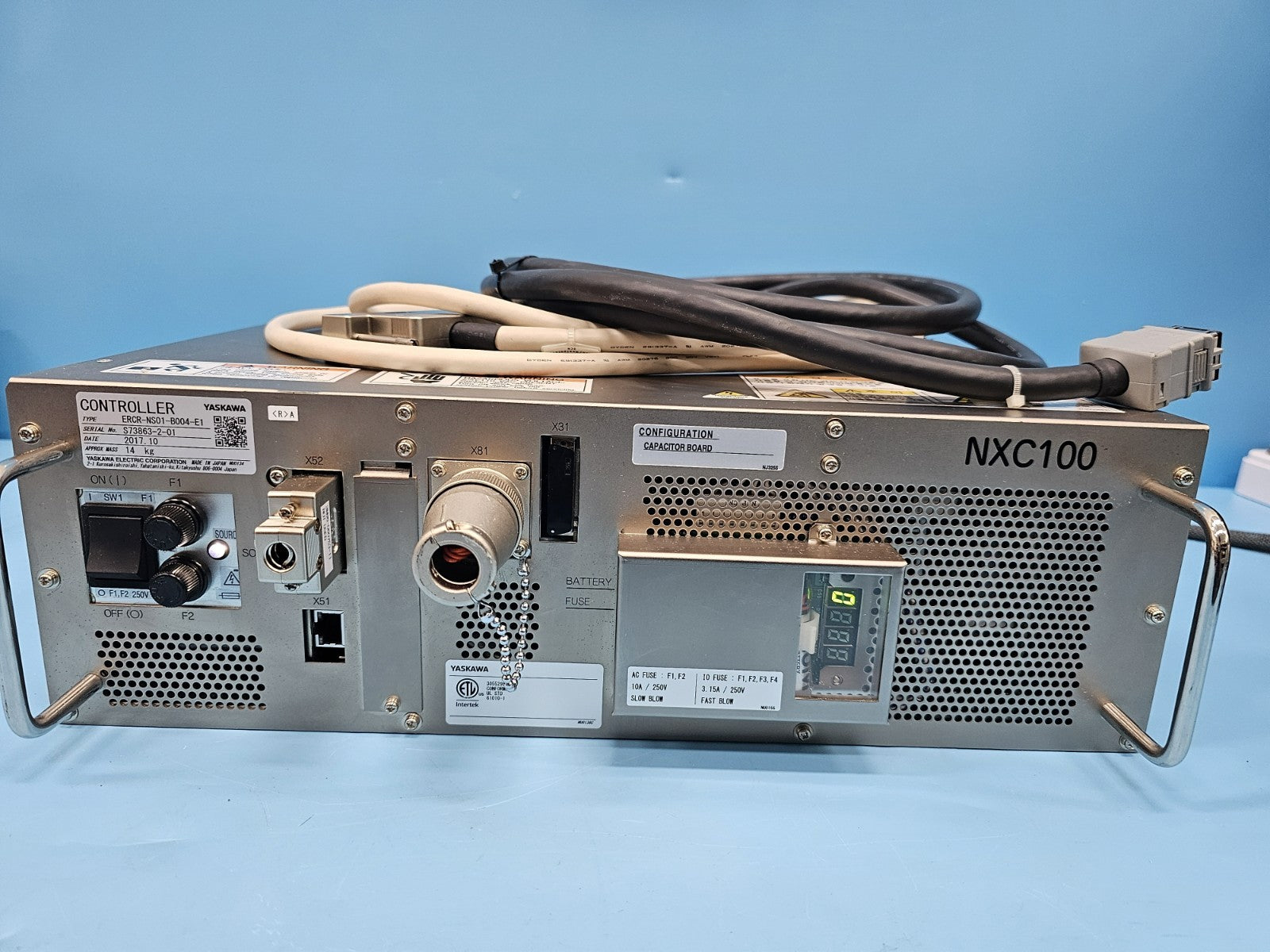 YASKAWA NXC100 Robot Controller with Power Cables