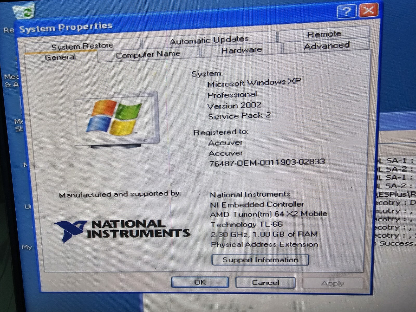 National Instruments PXIe-8130 Embedded Controller