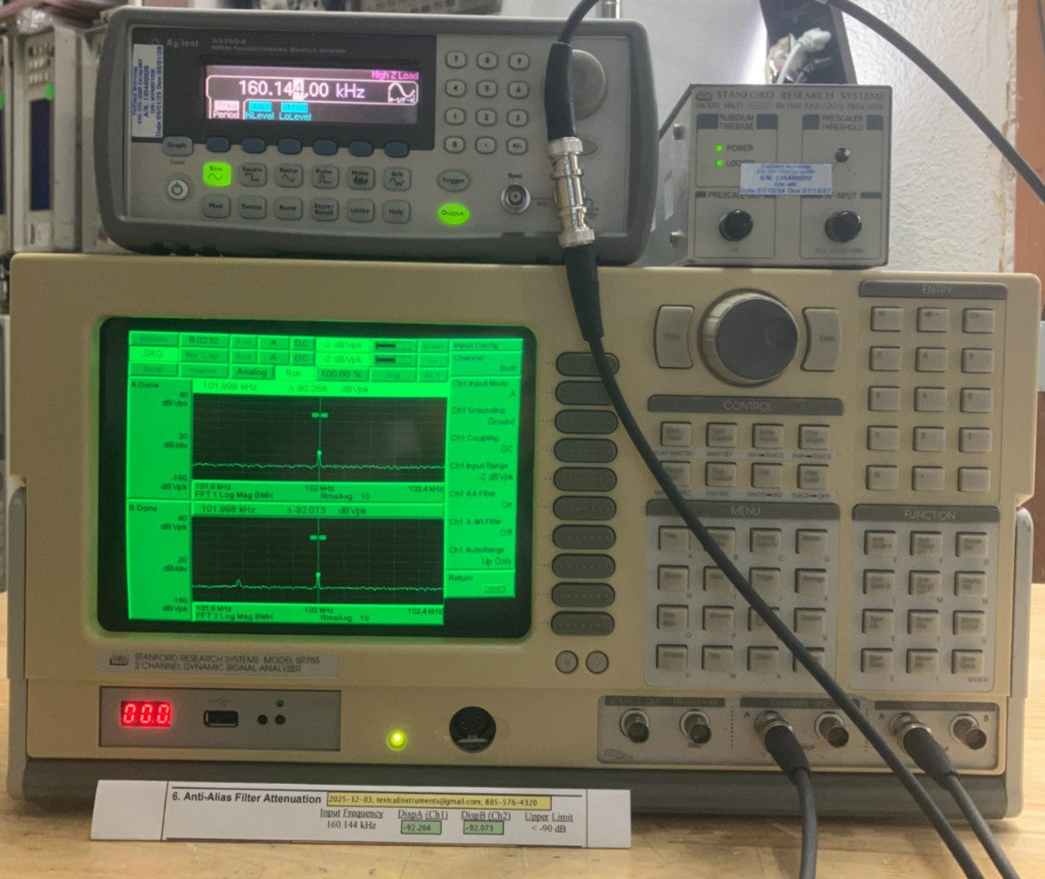 Stanford Research SR785 Dynamic Signal Analyzer