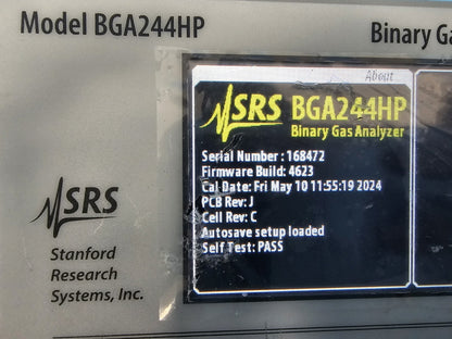 Stanford Research Systems BGA244HP Gas Analyzer