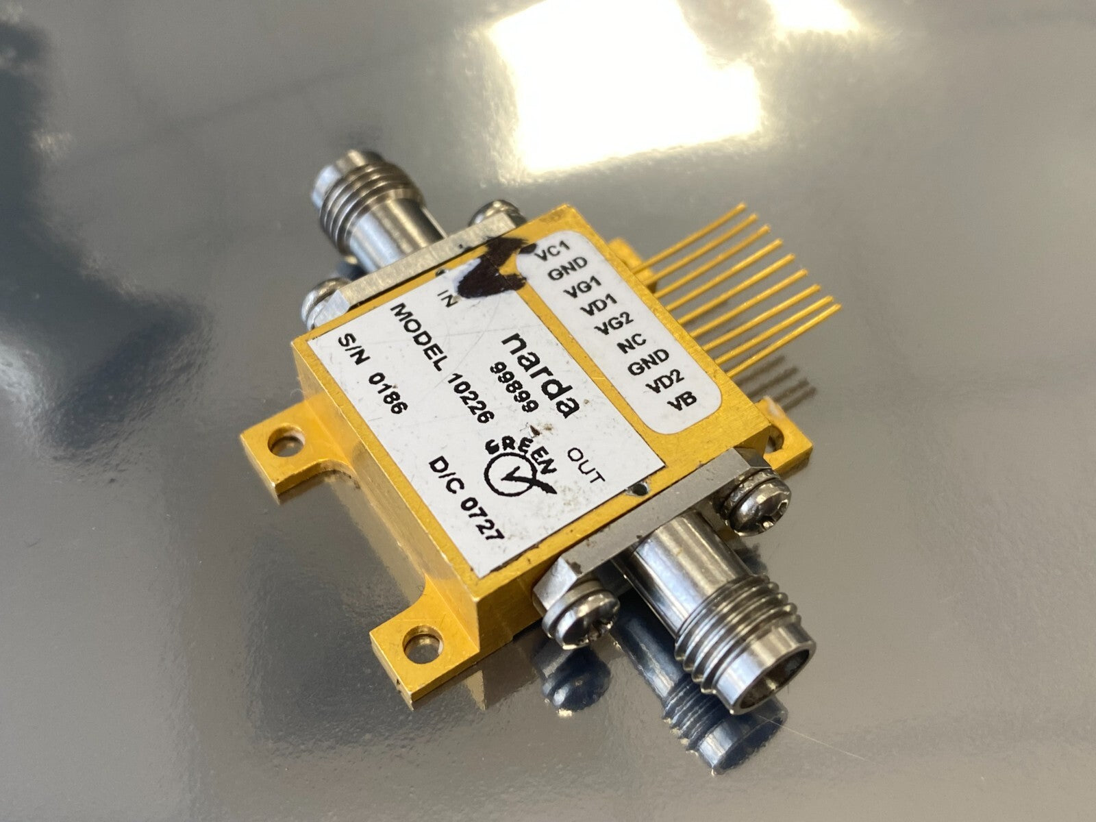 Narda 10226 RF Broadband Amplifier 10MHz-33.8GHz