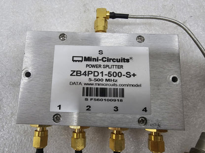 Mini-Circuits ZB4PD1-500-S+ 4-Way Power Splitter