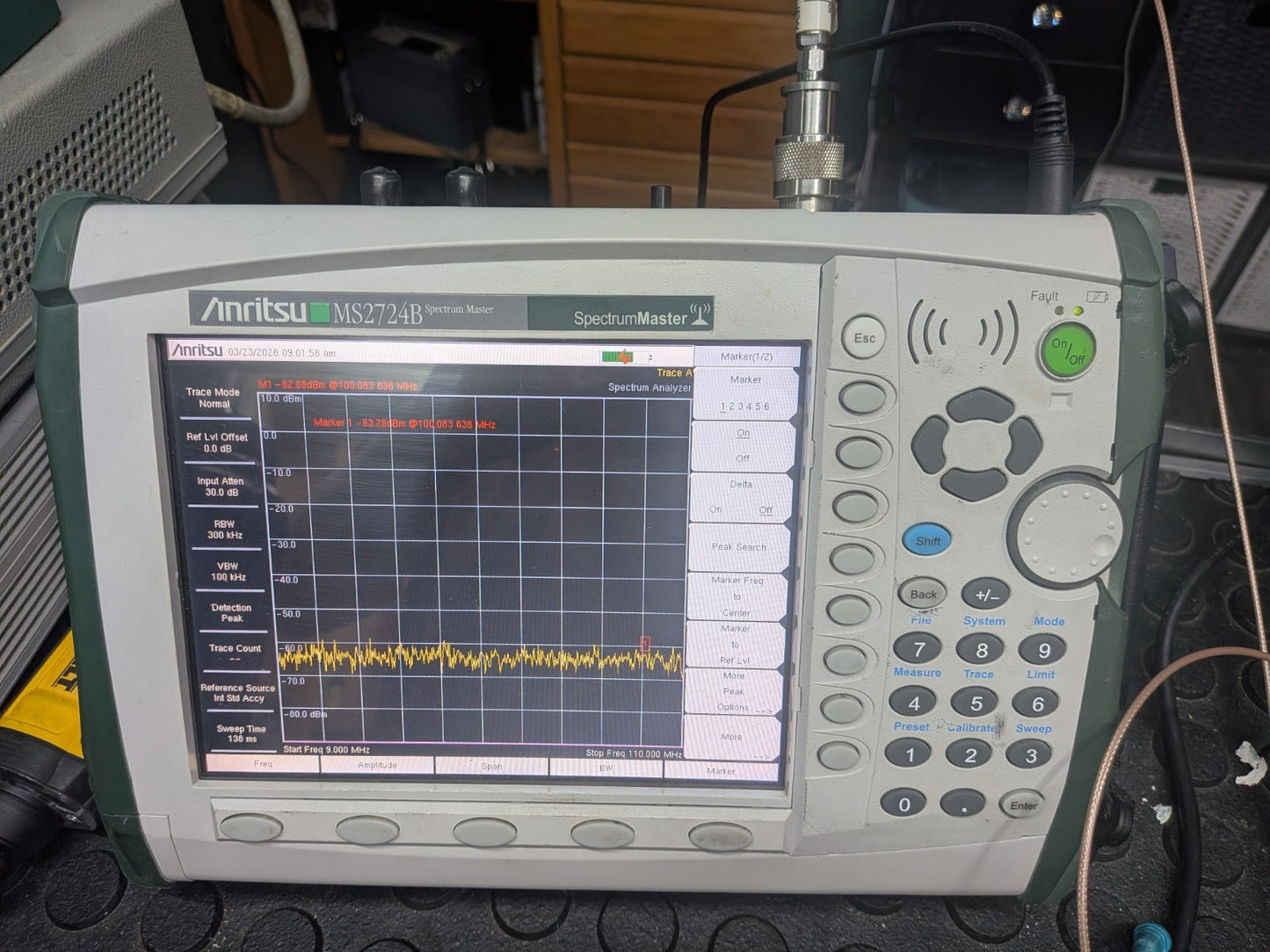 Anritsu MS2724B Spectrum Analyzer 9kHz-20 GHz