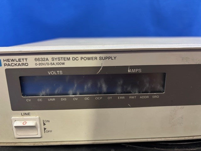 For Parts Hewlett Packard 6632A DC Power Supply 100W