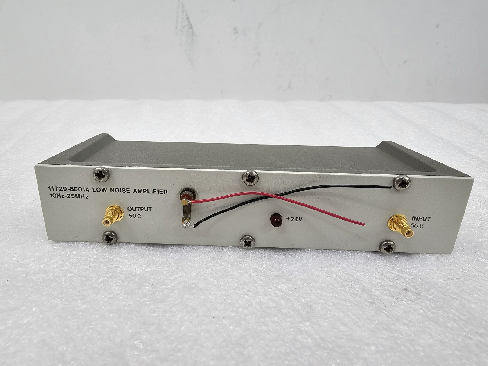 HP Agilent 11729-60014 Low Noise Amplifier 10Hz-25MHz
