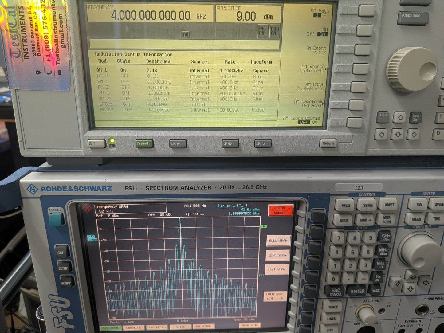 Agilent E4426B ESG-AP Series Signal Generator