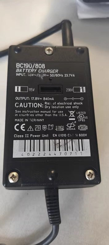 Used Universal OEM BC190/808 Charger Fluke ScopeMeter