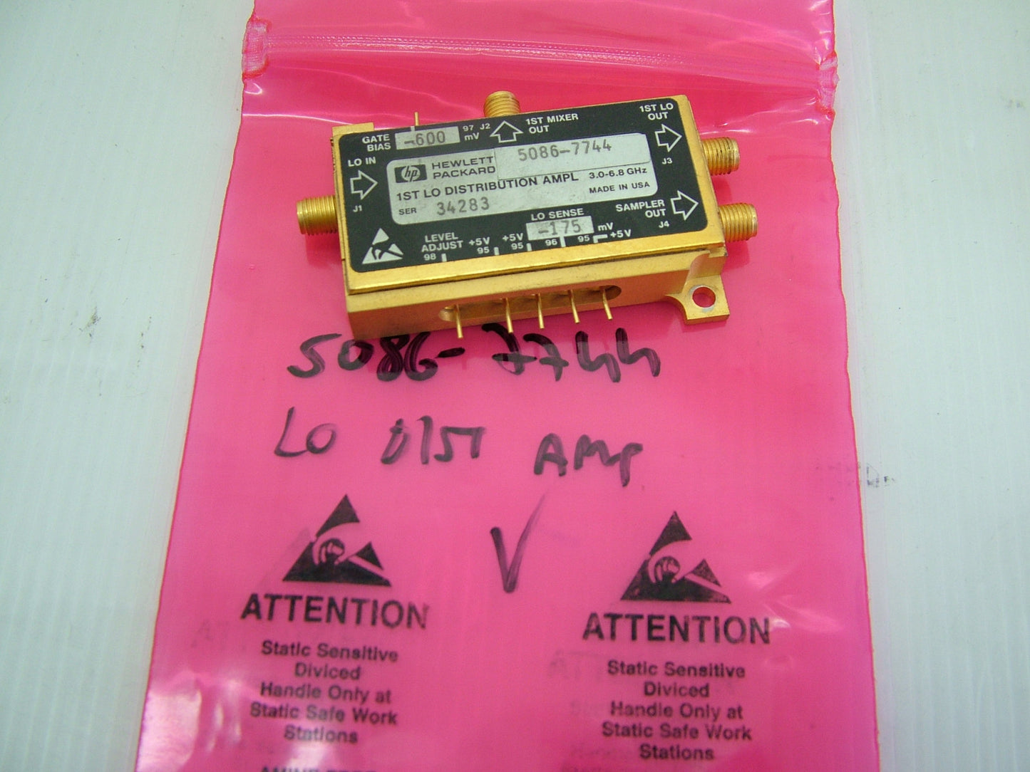 HP 5086-7744 1ST LO Distributor Amplifier