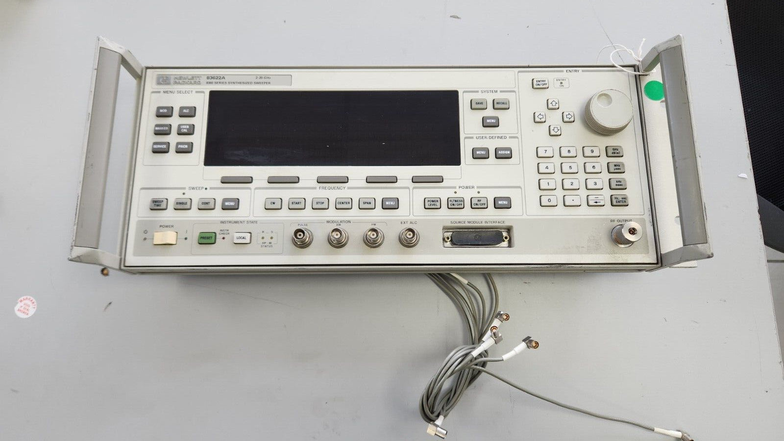 Agilent 83620A 836X0A/B 83650B Front Panel Display