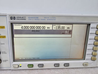 HP E4433B 250kHz-4.0GHz ESG-D Series Signal Generator