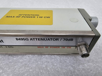 Agilent 8495G 70dB Attenuator DC-4GHz