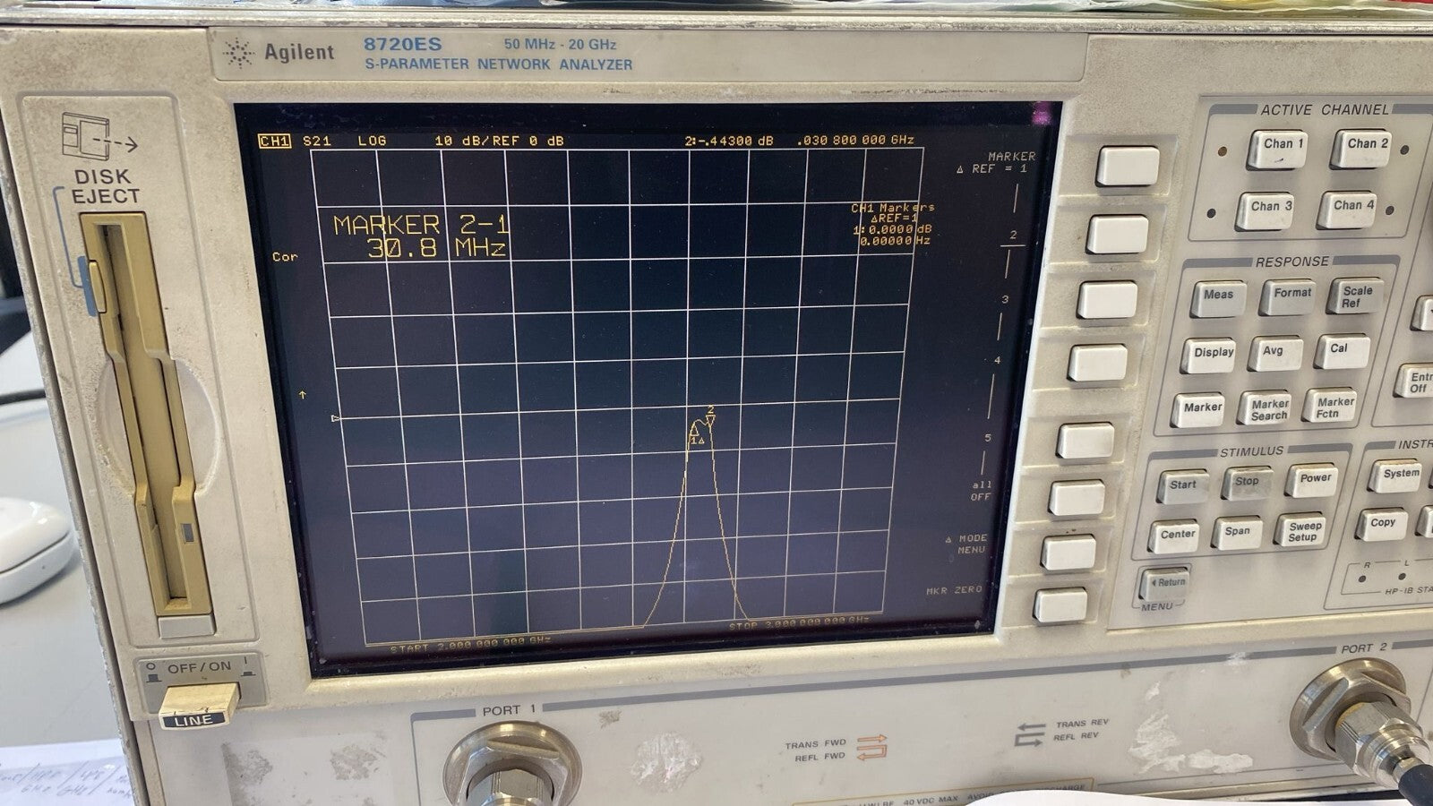 Band Pass Filter 2.6 GHz 30 MHz F-22-300-145