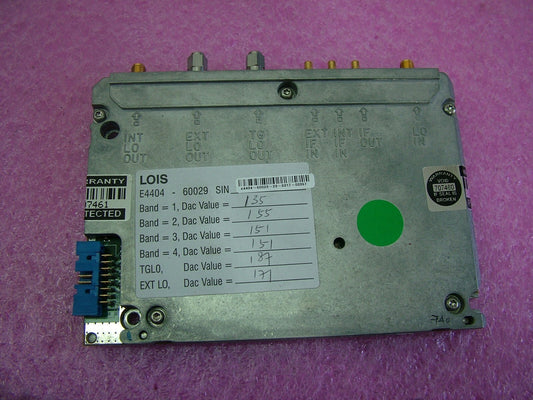 Agilent LOIS E4404-60025 for ESA-E E4407B E4405B
