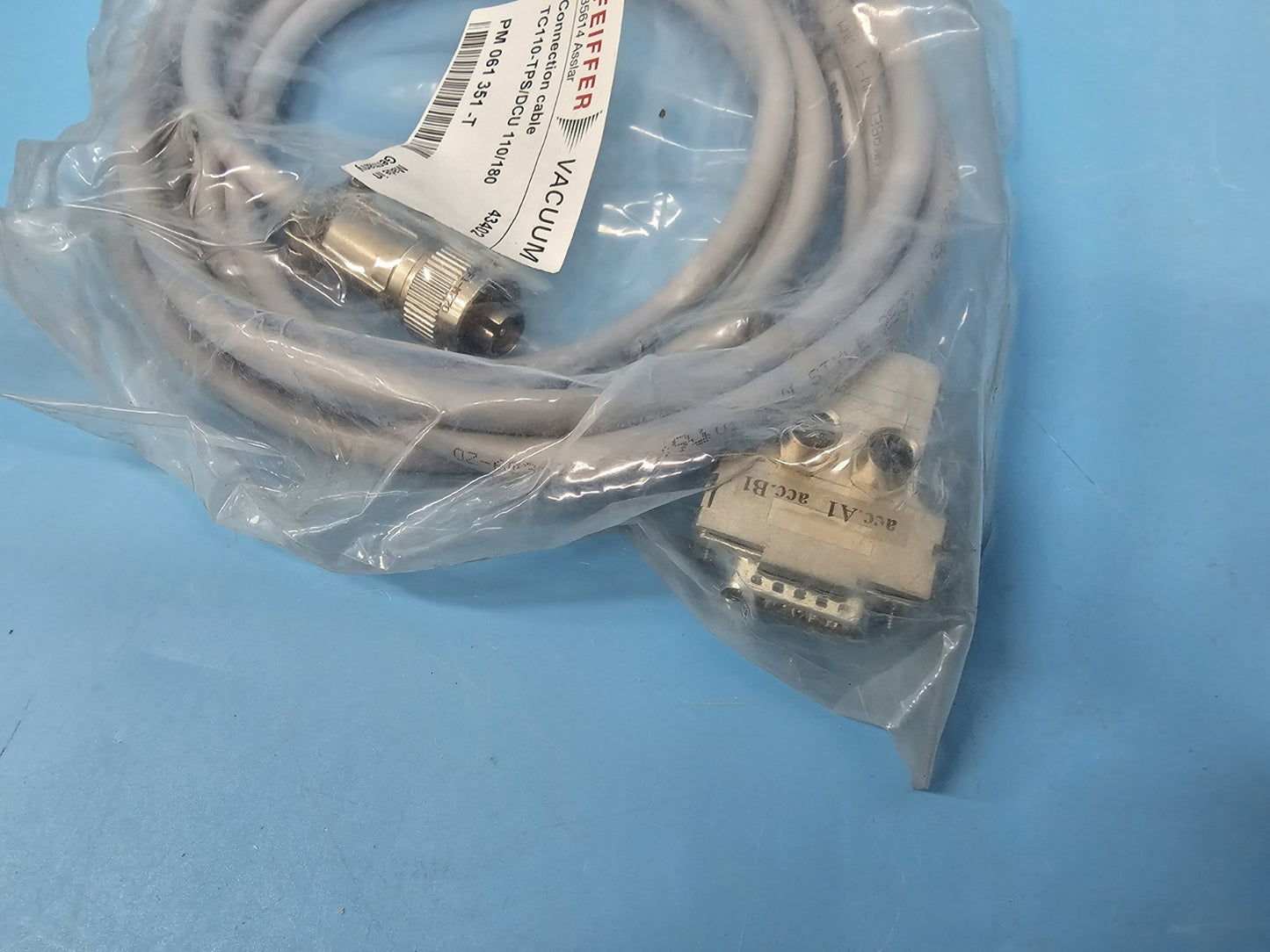 New Pfeiffer TC110-TPS/DCU Turbopump Connection Cable