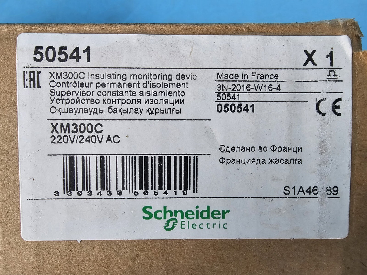 New Schneider XM300C 50541 Vigilohm Insulation Monitor