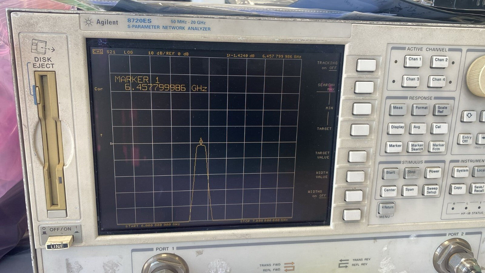 Bandpass Filter 6.4 GHz 40 MHz 1.5dB Loss