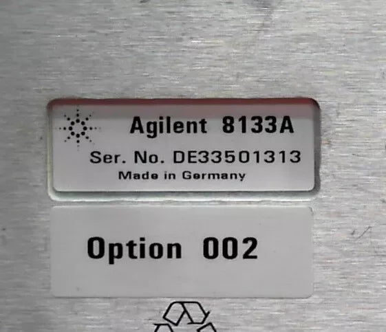 Agilent 8133A Pulse Generator 33MHz-3GHz