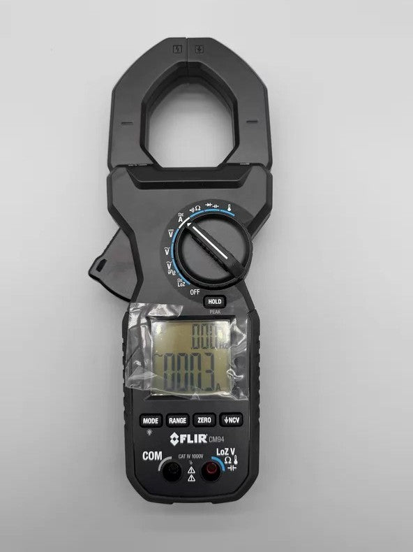 New FLIR CM94 2000A AC DC Clamp Meter CAT IV with Test Leads