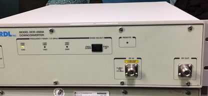 RDL MODEL DCR-2500A Downconverter Ultra Low Phase Noise