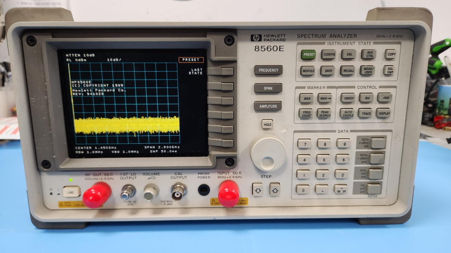 Agilent 8560E 30Hz-2.9GHz Spectrum Analyzer